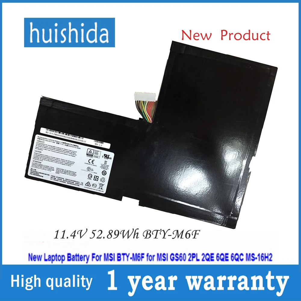11 1 В 87Wh BTY-M6F новый оригинальный аккумулятор для ноутбука MSI GS60 2PL 2QE 6QE 6QC MS-16H2 6QC-257XCN