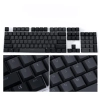 grayblack Полупрозрачная двойная съемка PBT 104 KeyCaps с подсветкой для Cherry клавиатура MX Переключатель - Цвет: grayblack
