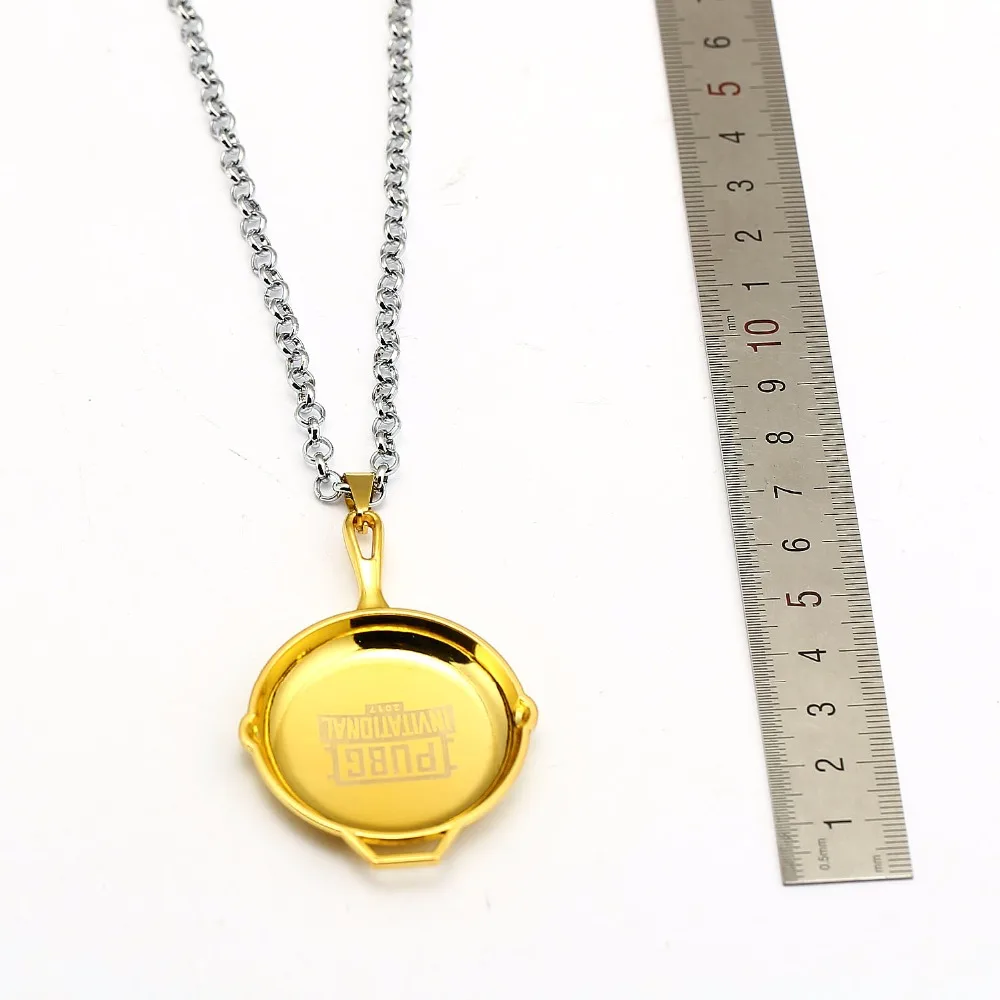 Mengtuyi ювелирные изделия ожерелье вокруг игры PUBG металлическая игра Pan Трехцветная