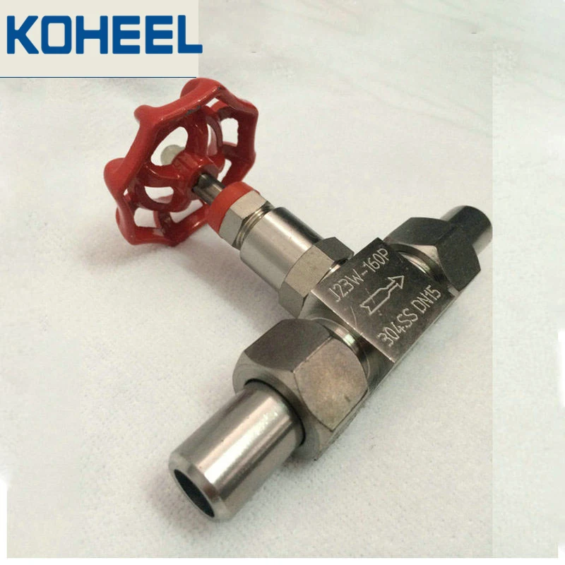 Ручной из нержавеющей стали игольчатый клапан сварочный Внешний резьбовой