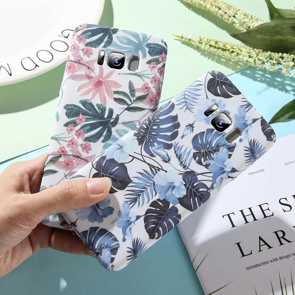 KISSCASE цветной чехол для телефона с тропическими листьями Huawei Mate 20 Lite P Smart P20 Pro