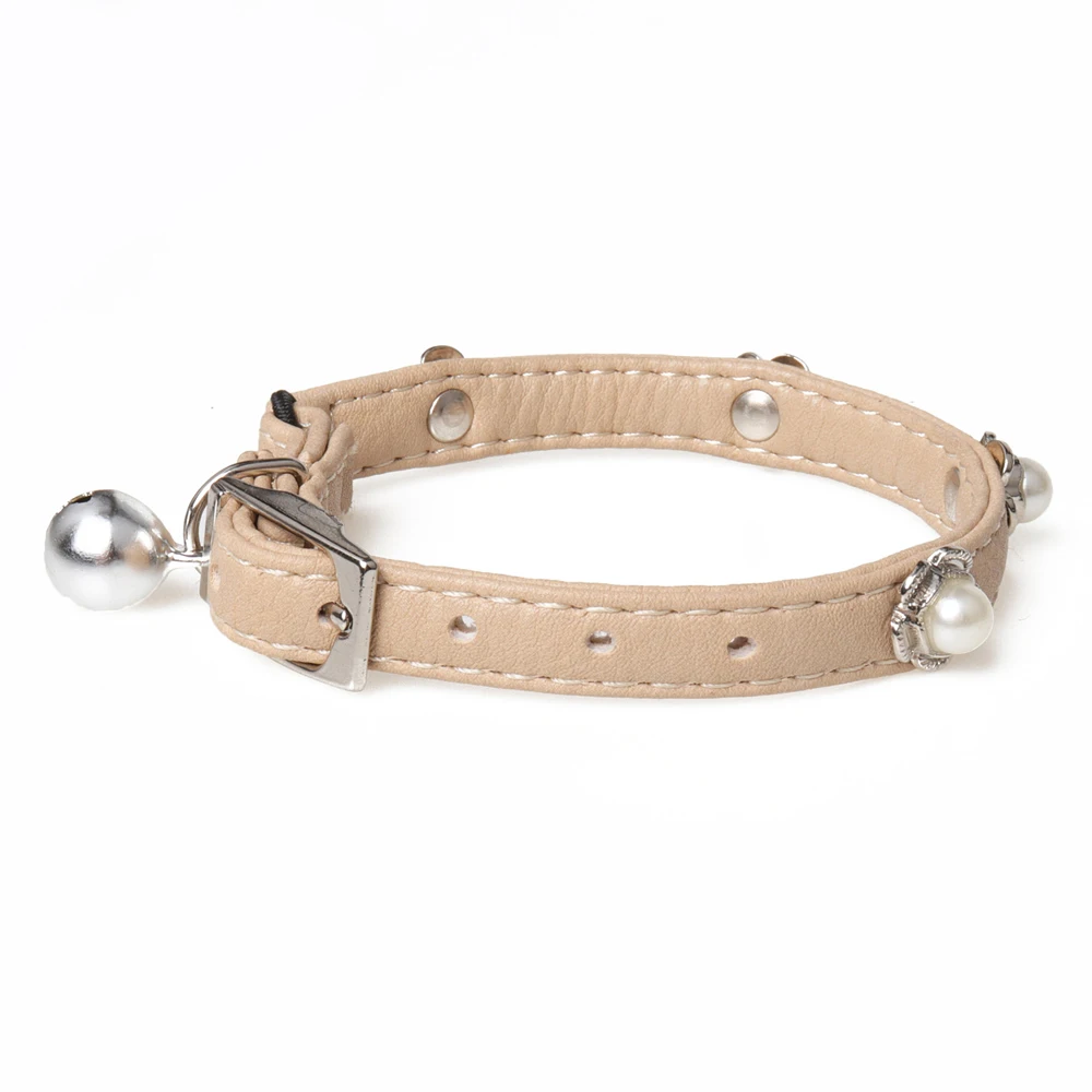 Жемчужный Шарм XSmall кошачий ошейник винтажный цветок щенок колокольчик Teacup