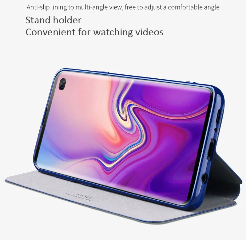 Кожаный чехол-книжка X-Level для samsung Galaxy S10 Plus ультратонкий S10e