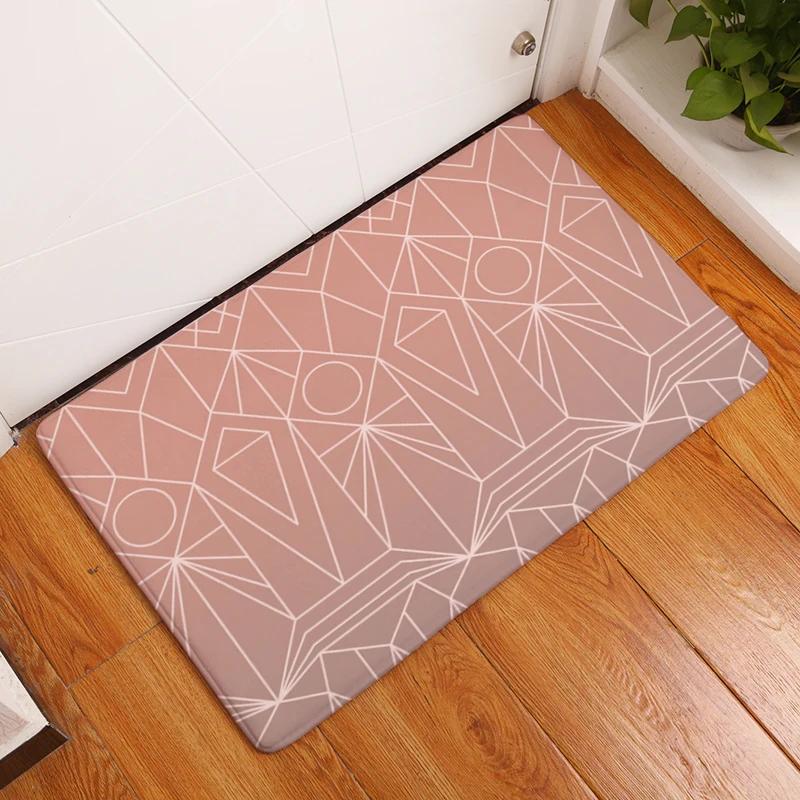 2017 Новый модный стиль творческие моющиеся коврики геометрические Коврики для