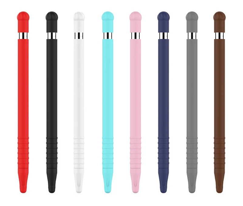 Мягкий силиконовый чехол для Apple Pencil Case для iPad Pencil cap Насадка На глушитель держатель планшет ручка-стилус чехол