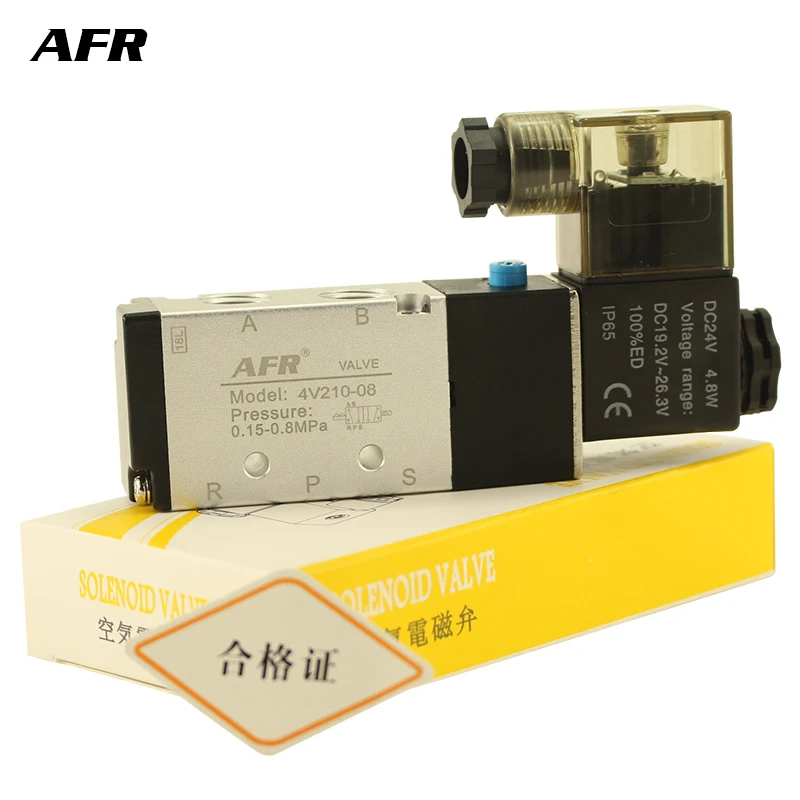 Воздушный пневматический клапан 5 портов 2 Позиции газовый электрический