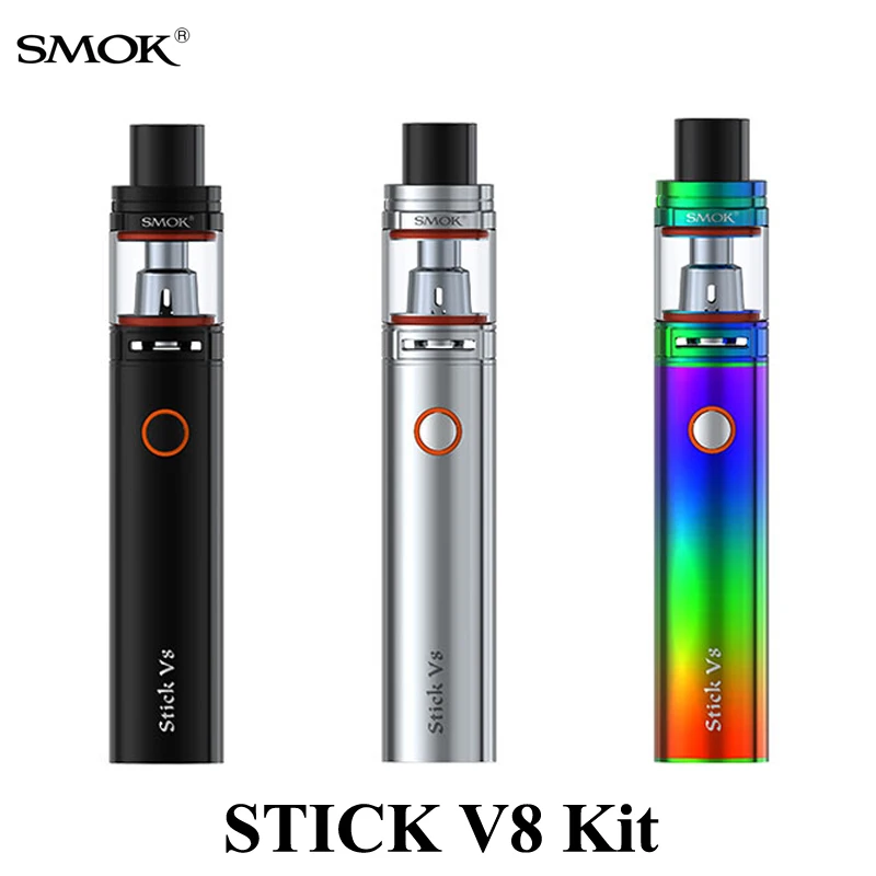 Оригинальная электронная сигарета Pen SMOK Stick V8 Kit EGO AIO Vaporizer VS X8 Vape 22 S173|vape pen|v8 kiteleaf i |