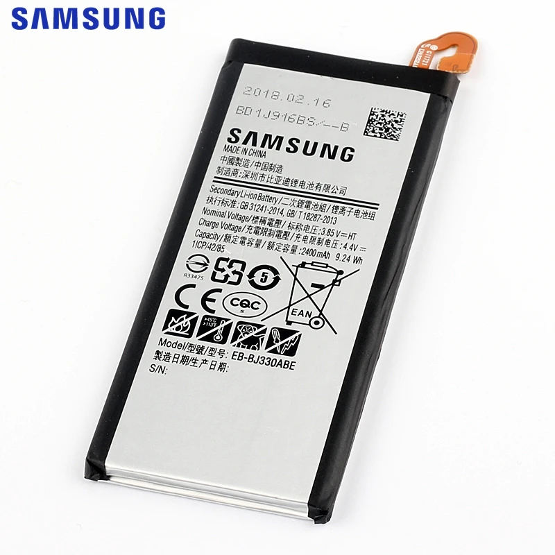 Аккумулятор EB-BJ330ABE для samsung GALAXY J3 SM-J330 J3300 Edition 2400 мАч аккумулятор для мобильного телефона