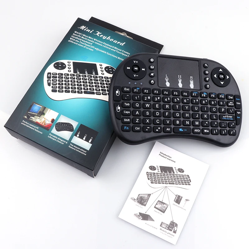 Беспроводная мини клавиатура Air Mouse с русской и английской раскладкой 2 4 ГГц