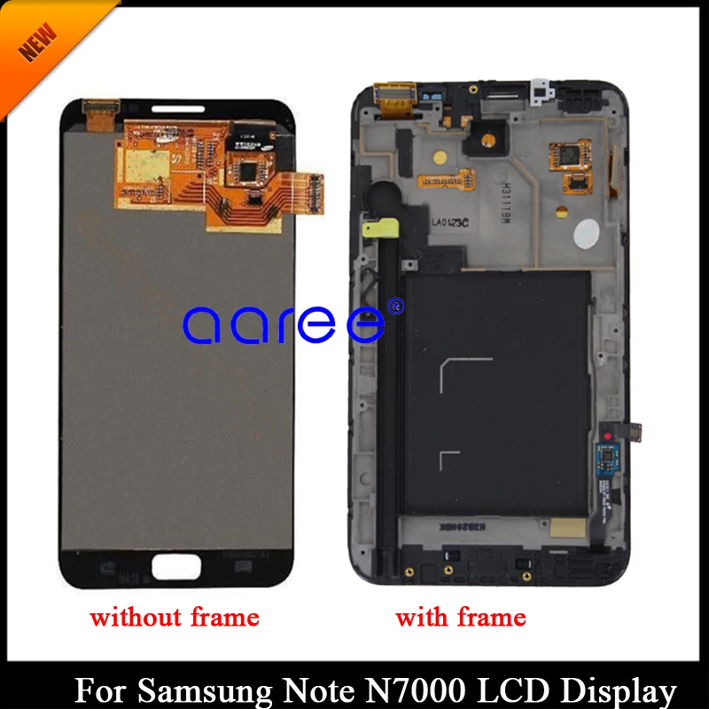 100% протестированный ЖК-дисплей Super AMOLED для SAMSUNG Note N7000 ЖК-экран Samsung I9220 сенсорный