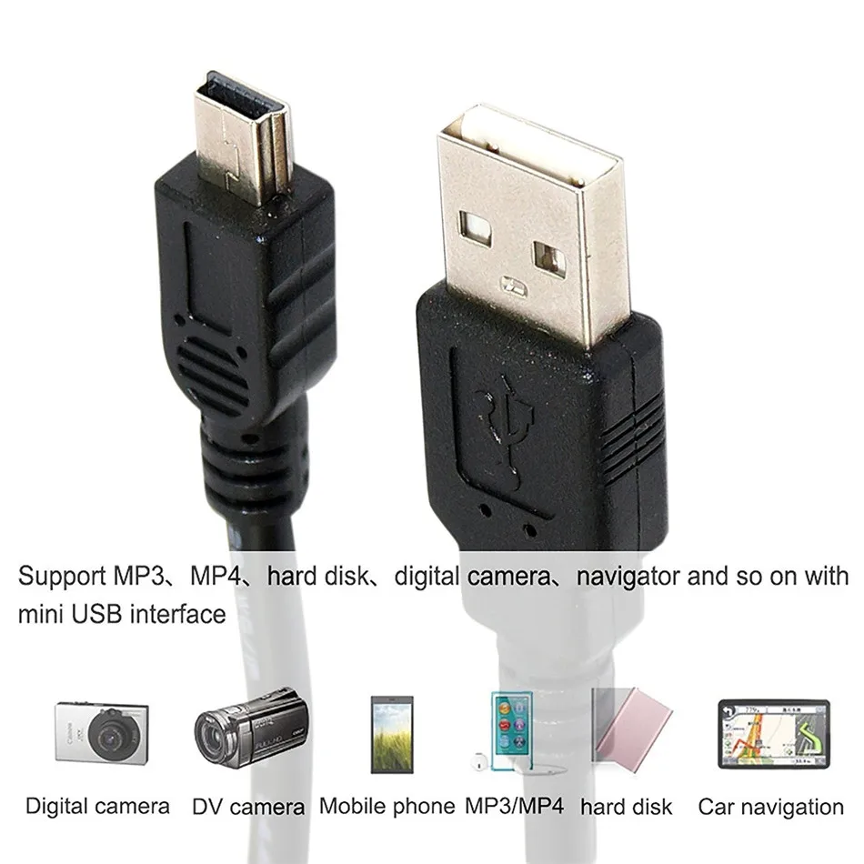 Водонепроницаемый мини USB кабель 1 м для SONY ps3 контроллер зарядный передачи данных