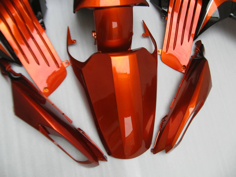 Комплект обтекателей под давлением для Kawasaki ZX14R 06 07 08 09 2006-2009 винно-красный черный