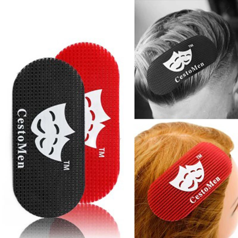 Retro Carving Magic Hair Tattoo Sticker Pad Hairdressing Hair Gripper Styling Fringe Sticker Oil Head Oil Head Tattoo Supplies