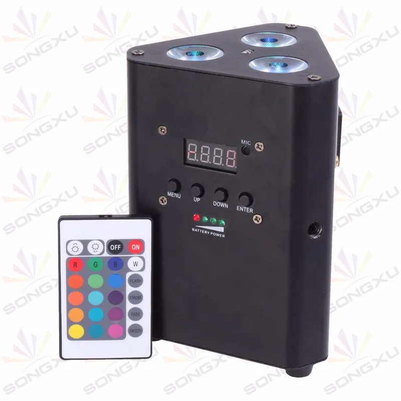 3X10 Вт 4in 1 RGBW Питание от батареи ИК Par свет/SX-IRPL0310