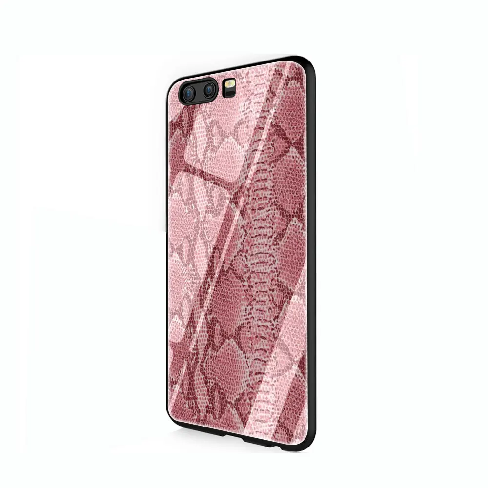Покрытие из закаленного стекла змеиной кожи чехол для Huawei P10 P20 P30 mate 20 Honor 9 10 Lite Pro 7A 8X P Smart - Цвет: G5