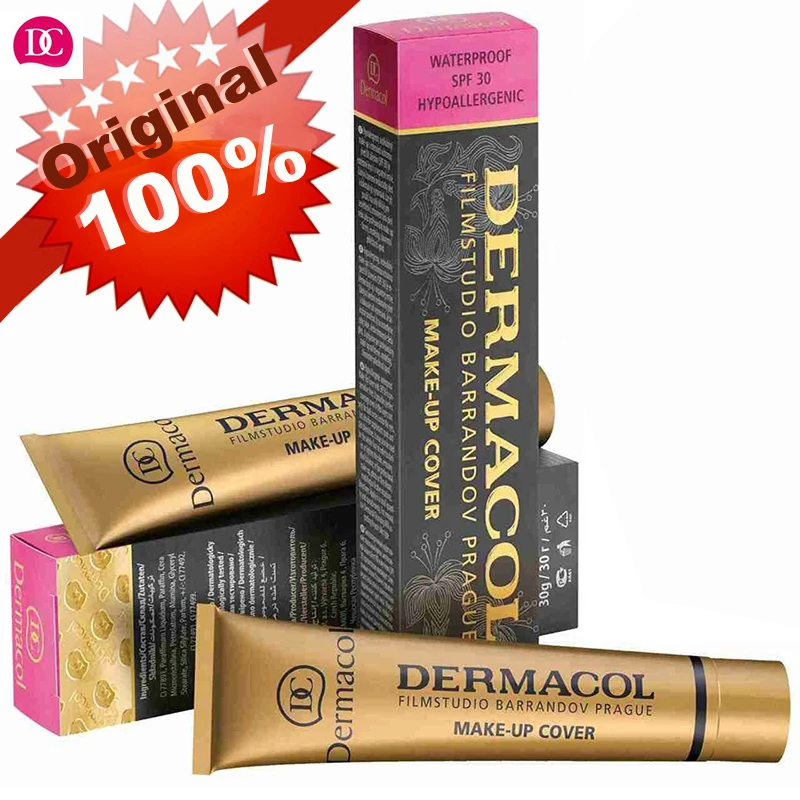 Dermacol база увлажняющий крем для лица макияж крышка 30 г акне тату темный круг крышка+ черная маска глубокое очищение