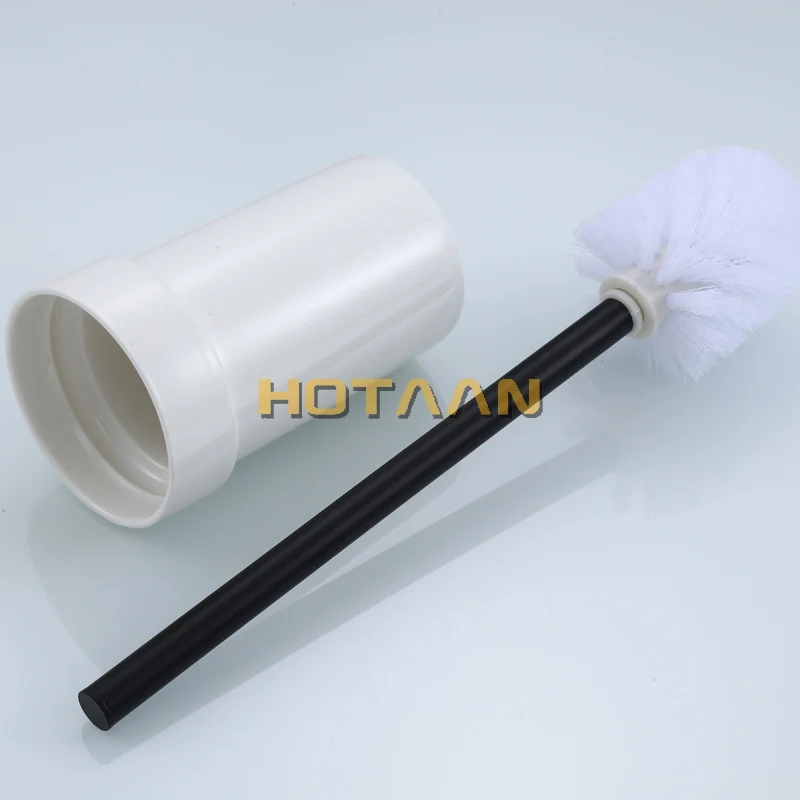 Бесплатная доставка новая брендовая держатель ершика для унитаза Черное Матовое