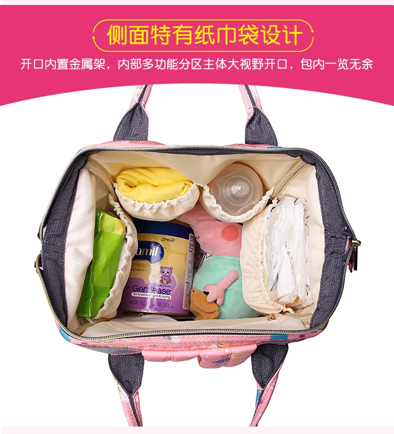 Lequeen рюкзаки для мам сумки подгузников Единорог рюкзак беременных большой объем