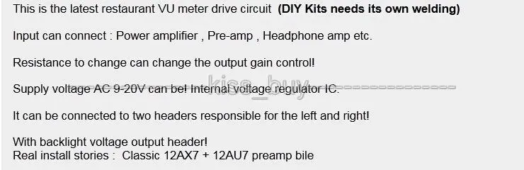 Плата драйвера VU Meter DB усилителя звука уровня DIY комплекты для TA7318P DENON|kit diy|kit kitskit