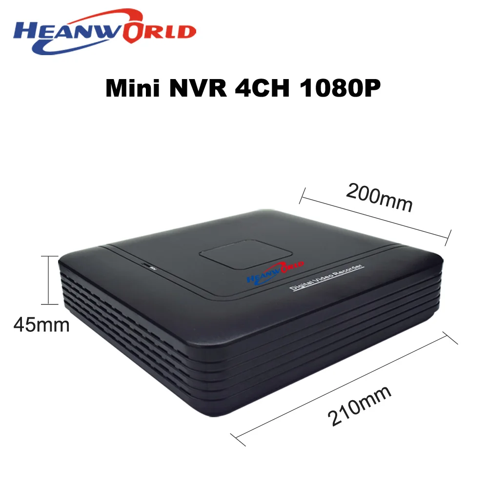 Heanworld пули& купол комплект ip-камеры 1080 p H.264 4 шт. hd камера видеонаблюдения 4ch 1080 P nvr в закрытом помещении и на открытом воздухе безопасности камера системы