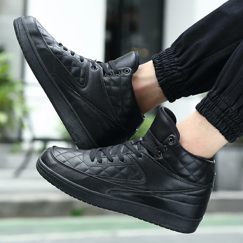 Ботильоны Для Мужчин ИСКУССТВЕННАЯ Кожа Скейт Обувь Открытый Спорт Зимние
