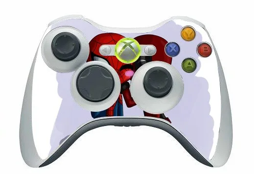 Человек-паук виниловая наклейка Кожа Наклейка для microsoft Xbox 360 контроллер Скины Наклейка для xbox360 контроллер наклейка