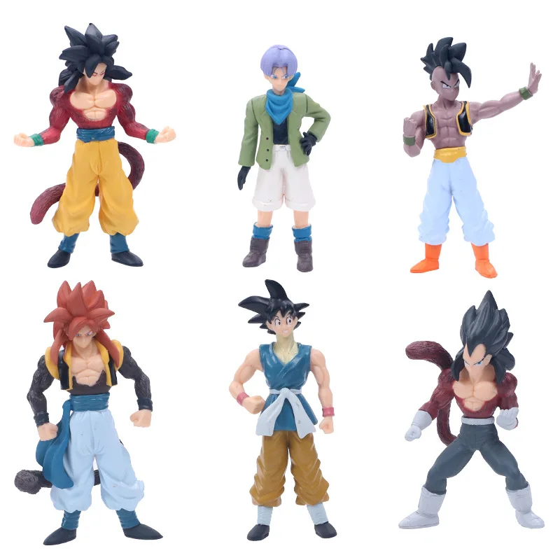 Аниме фигурки DRAGON BALL Z 6 шт./компл. 12 см|Игровые и трансформеры| |