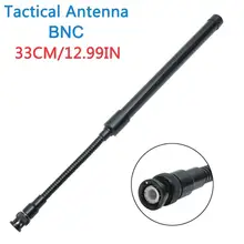 ABBREE тактическая антенна с гусиной шеей BNC VHF UHF 144/430 МГц складная