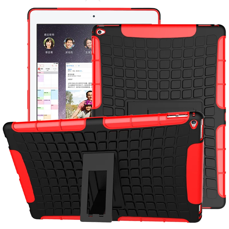 Heavy Duty Tablet Чехол Для iPad Pro 12.9 "A1584 A1652 Противоударный ТПУ + PC Жесткий Стенд e-book