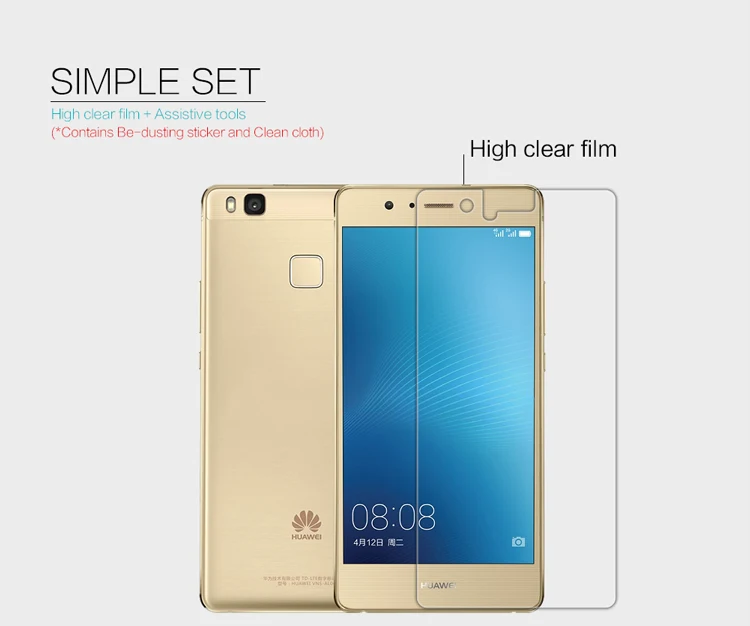 NILLKIN Super Clear Анти отпечатков пальцев Экран протектор Плёнки для Huawei P9 Lite/Huawei G9(5.2 дюйма) HD Защитная Плёнки