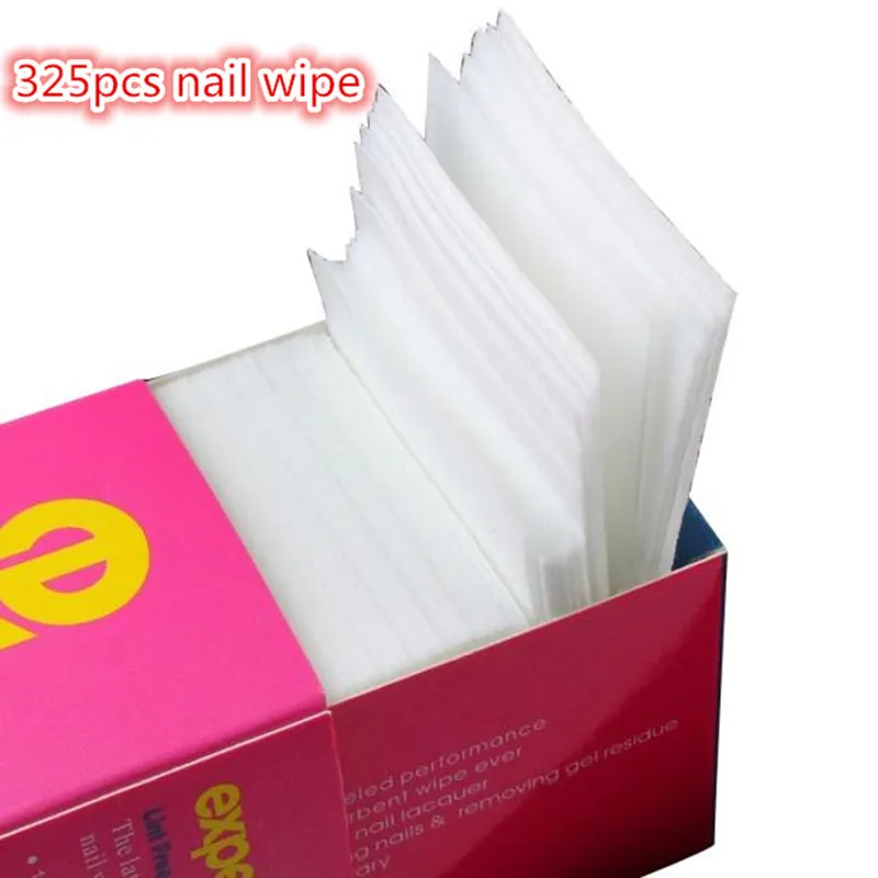 Горячая Распродажа нейл-арта 325pcs жидкость для снятия лака ногтей салфетки