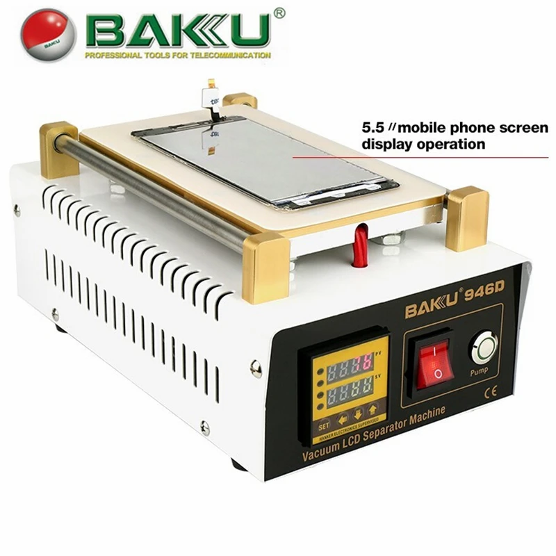 BAKU BK-946D разборка Встроенный вакуумный всасывающий аппарат с микрокомпьютером контроль температуры плиты нагреватель