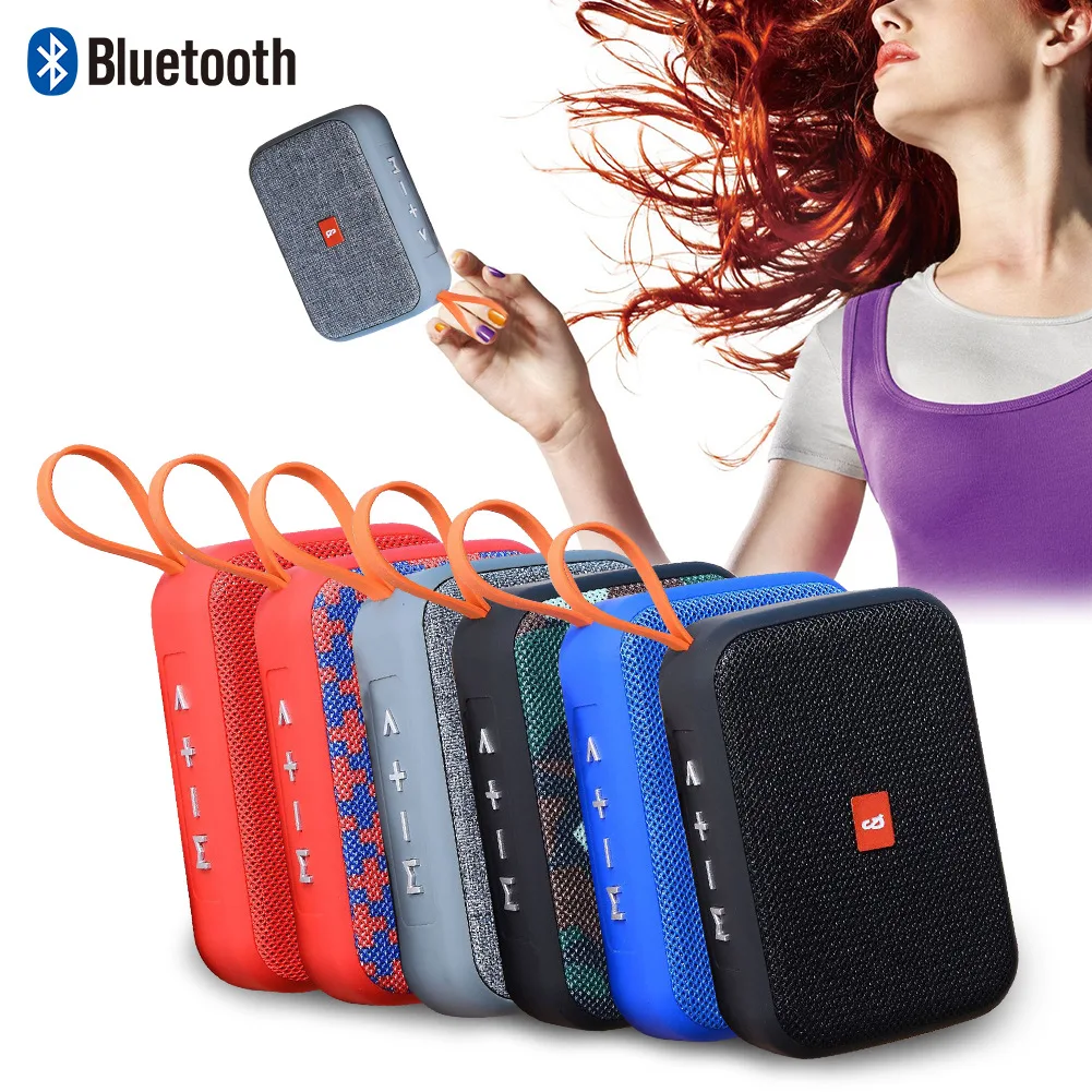 TG506 беспроводной динамик с функцией Bluetooth, квадратный Открытый водонепроницаемый стерео динамик с поддержкой tf-карты 2000 мАч