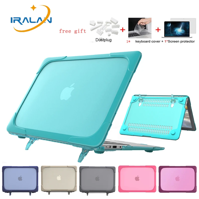 Чехол для ноутбука с откидной подставкой Macbook air Pro Retina 11 12 13 15 A1706 A1708 A1989 теплоотвод
