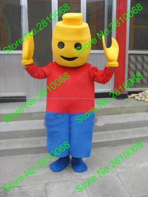 Материал EVA строительные блоки Детский костюм талисмана одежда с героями