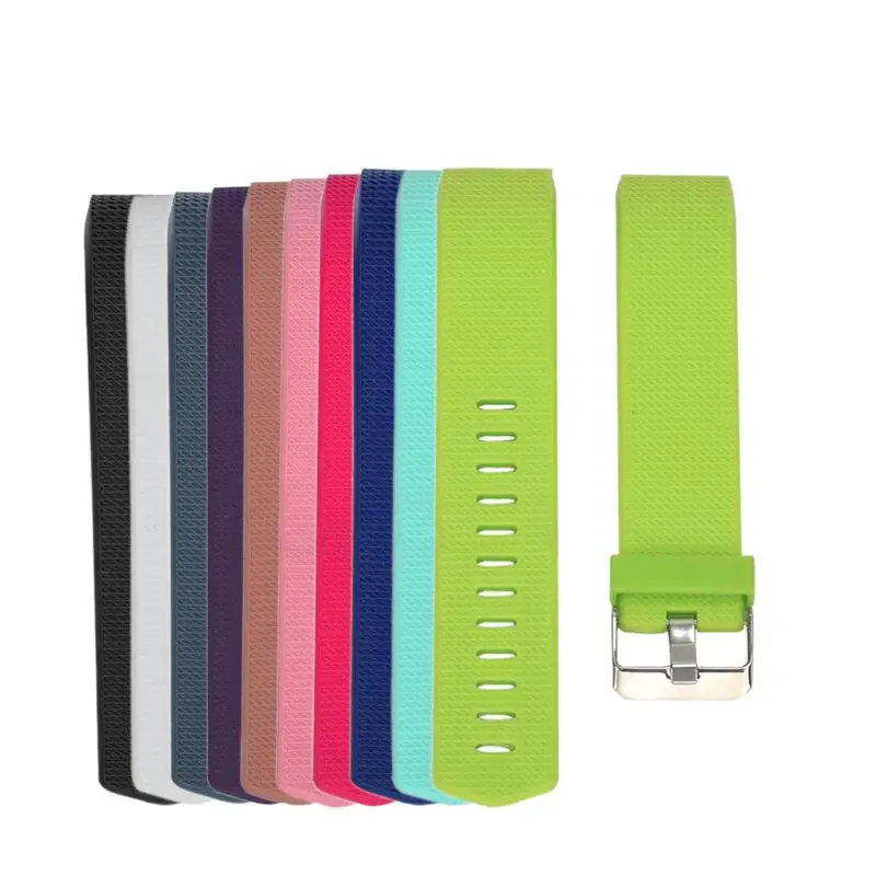 Силиконовый ремешок для смарт часов регулируемый сменный Браслет Fitbit Charge 2|strap