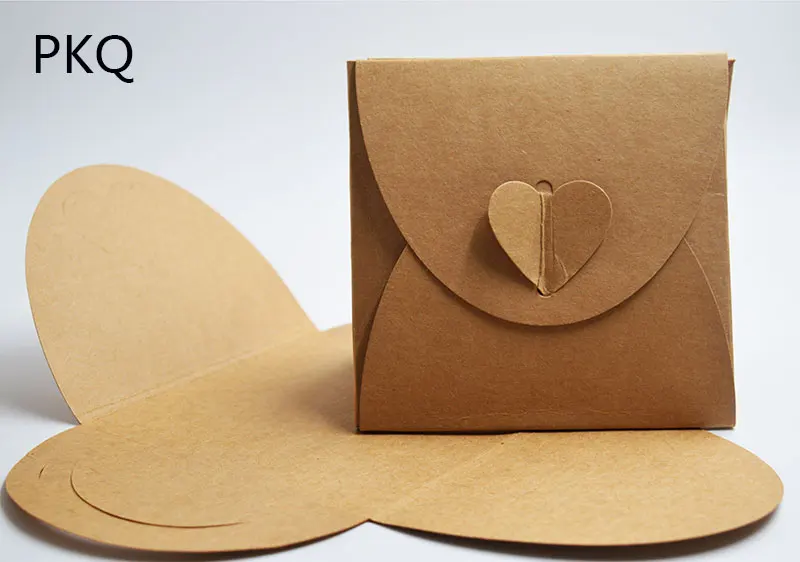 5 шт чехол для CD из крафт-бумаги пустые конверты Подарочный конверт CD/DVD бумажный