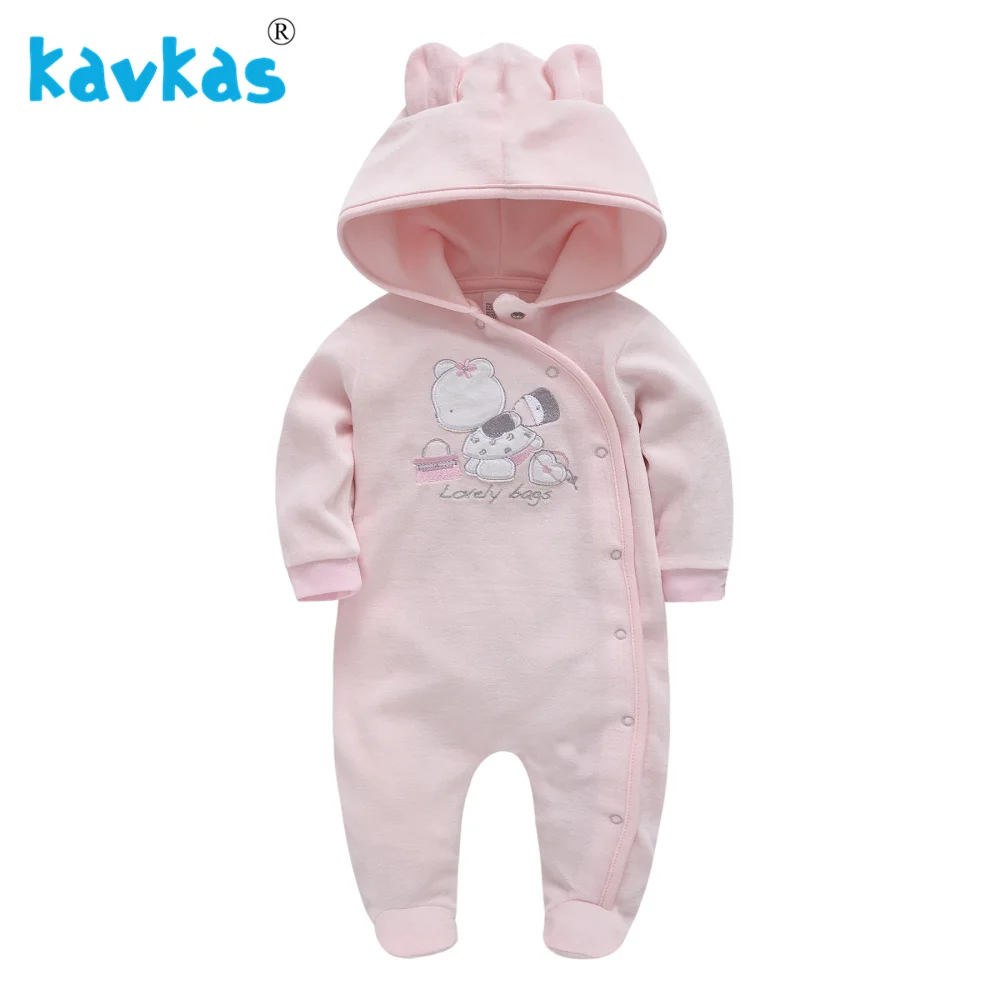 PY1157 Kavkas/Детские комбинезоны; зимние теплые хлопковые рождественские комбинезоны с длинными рукавами для новорожденных девочек; Roupas De Bebes - Color: PY1157