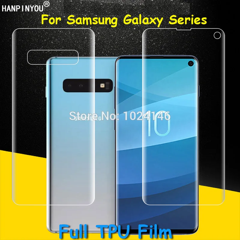 Защитная пленка для Samsung Galaxy S20 Ultra S10 S9 Note 10 Plus 8 9 (не стекло)|Защитные стёкла и