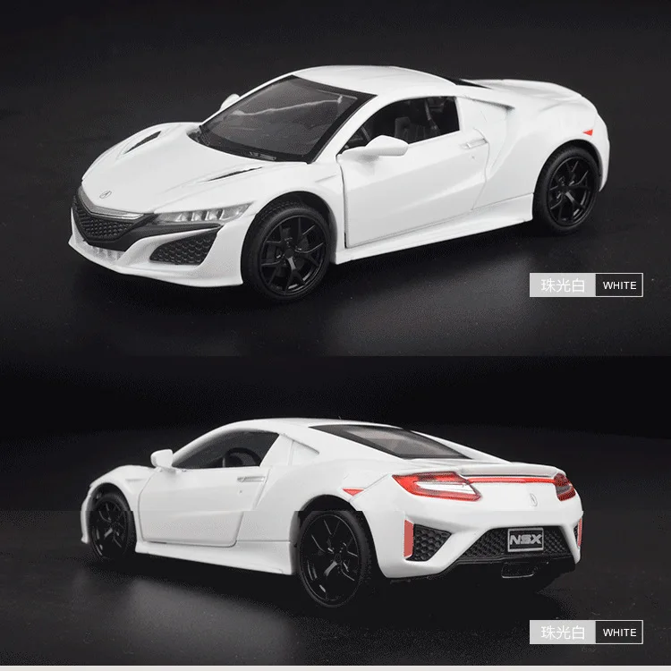 1:32 модель автомобиля Acura nsx сплав модель автомобиля симулятор звук и светильник оттягивающийся автомобиль спортивный автомобиль украшения ювелирное изделие детский игрушечный автомобиль
