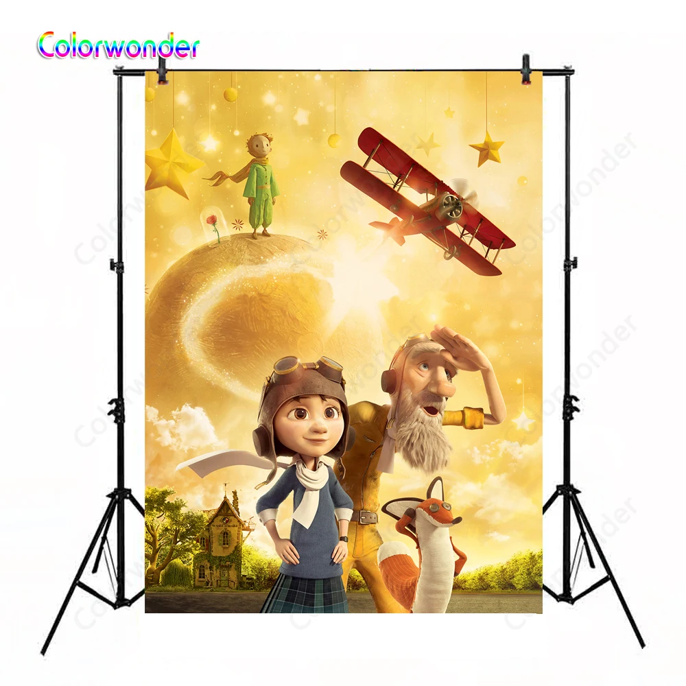 Фон для фотосъемки с изображением маленькой девочки летчика лисой 5x7 Маленький