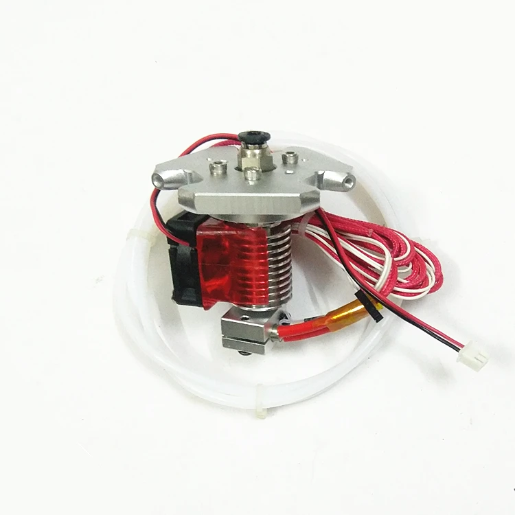 1 шт. алюминиевый эффекторный Боуден hotend экструдер комплект 1,75 мм с V6 Боуден j-head экструзии для Reprap Delta Kossel 3D принтер DIY