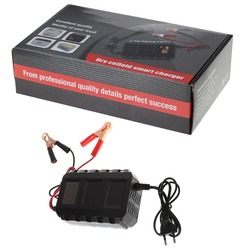 Интеллектуальная 20А Автомобильная батарея свинцово-кислотная батарея зарядное устройство для автомобиля мотоцикла США
