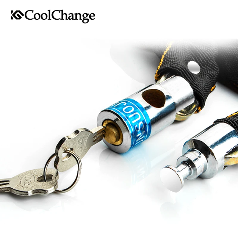 Coolchange велосипедный замок для спорта на открытом воздухе Противоугонная