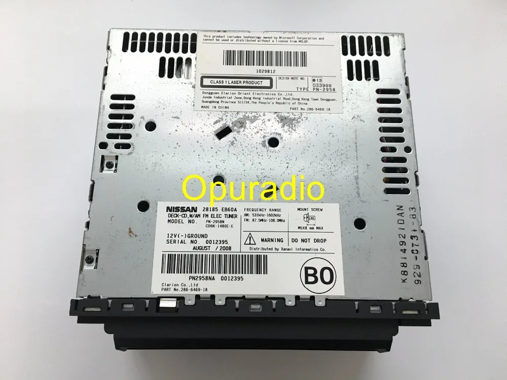 NI-SAN 28185 EH200 PN-2701B CD6K 1210U 6 DSIC CD-PN-2958N для NAVARA D40 навигации Pathfinder фабрики автомобильная стереосистема