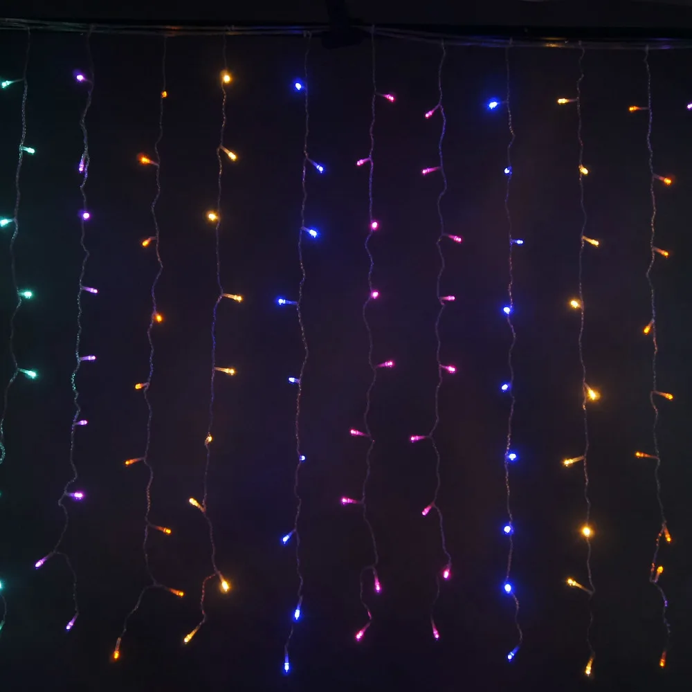 Уличная Рождественская декоративная гирлянда для дома 3 м x 300 светодиодов