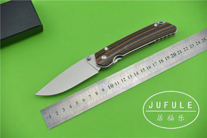 Jufule yidu 111 110 медведь логотип складной D2 Сталь лезвие G10 Ручка Открытый Отдых