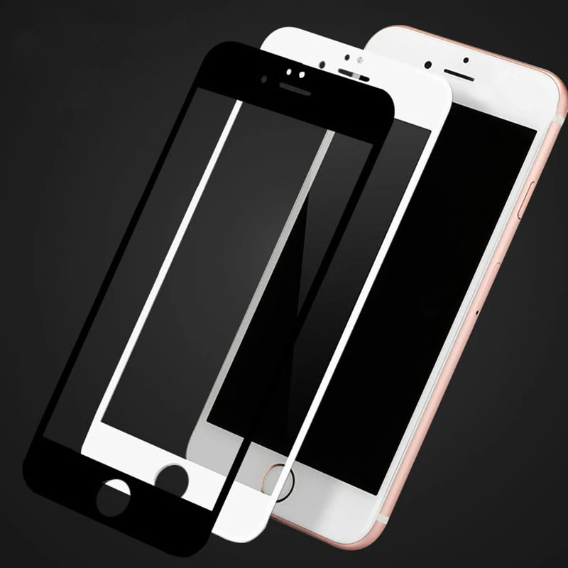 3D закаленное стекло для iPhone X XS MAX Защитная пленка экрана 6 6s 7 8 Plus Защитное