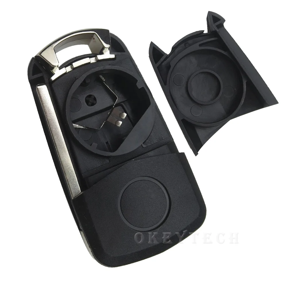OkeyTech дистанционный автомобильный флип ключ оболочка для Vauxhall Opel Corsa D Astra Vectra Zafira