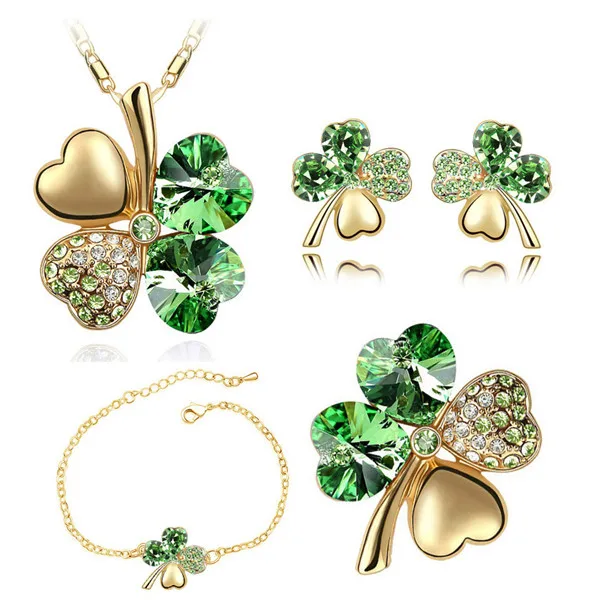 Комплект из колье сердца серег и браслета|pendant jewelry sets|fashion setjewelry sets |